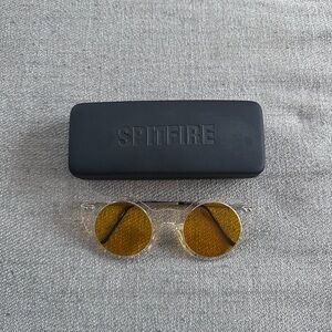 Spitfire Orange and Clear Sunglasses
